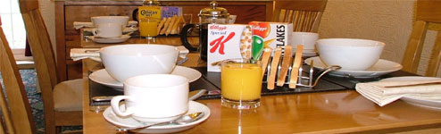 breakfast at burleigh house llandudno